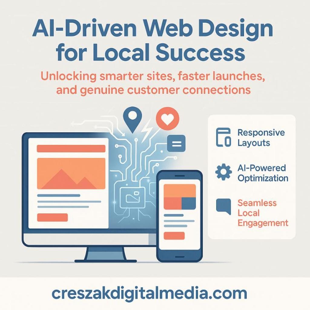 Practical advantages of AI-assisted website creation from CresZak Digital Media WordPress Web Design Company