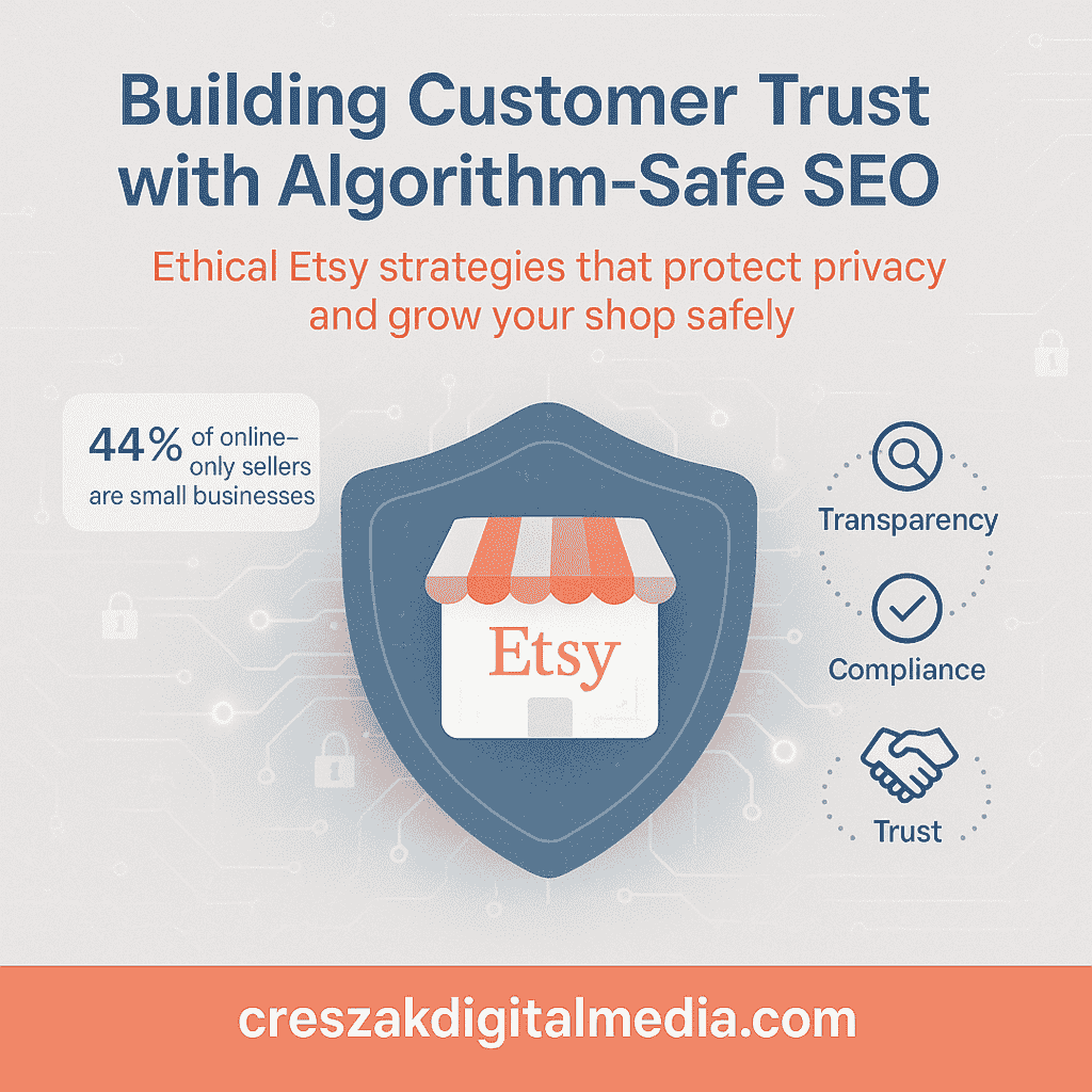 CresZak Digital Media building trust with ethical, algorithm-safe Etsy Seo Services practices