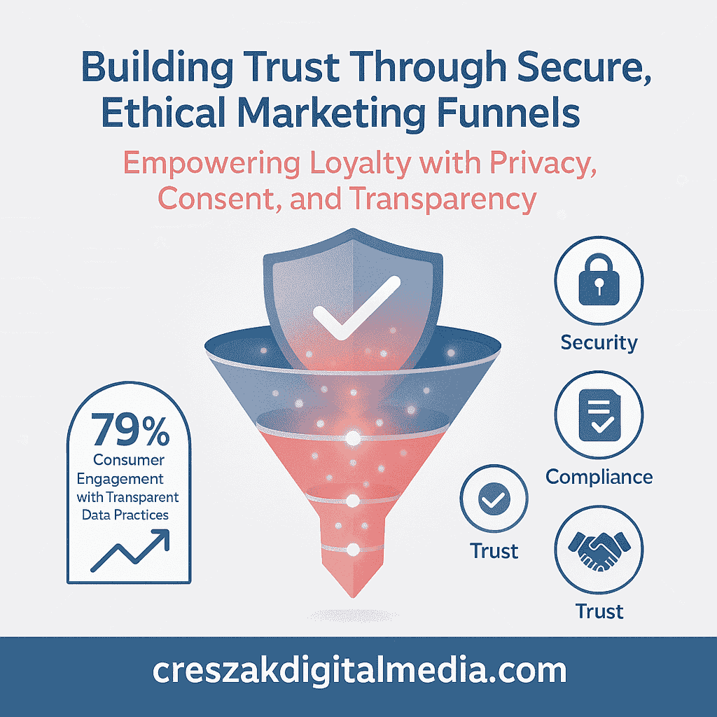 building customer trust through secure and ethical marketing funnel practices Building customer trust through secure and ethical Funnel Marketing Services by CresZak Digital Media