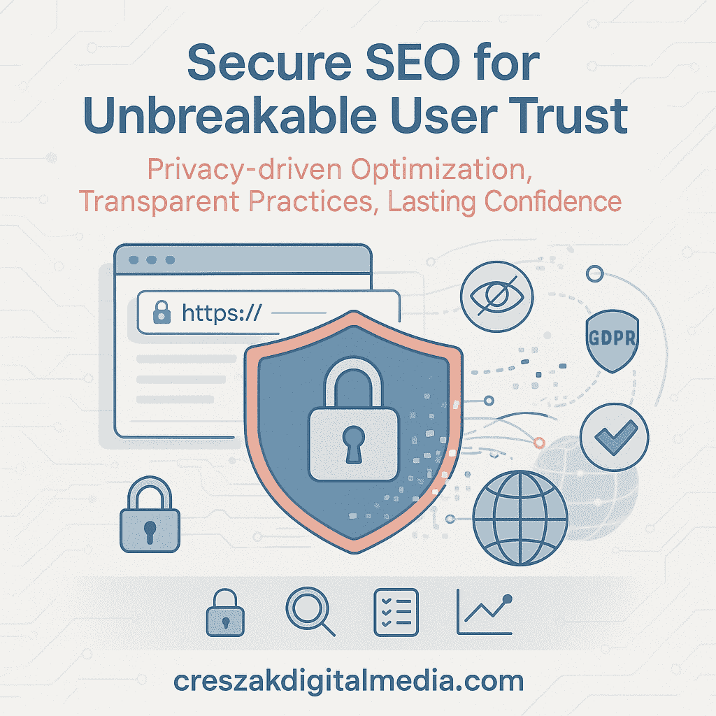 maintaining user trust through secure seo implementation CresZak Digital Media maintaining user trust through secure and ethical Website Seo Services implementation