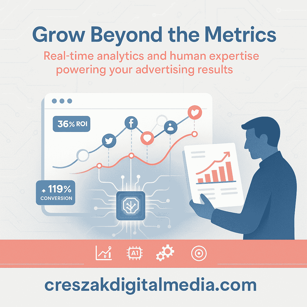 partnering with an agency that grows your results Partnering with a results-driven agency offering Social Media Ads Services, CresZak Digital Media