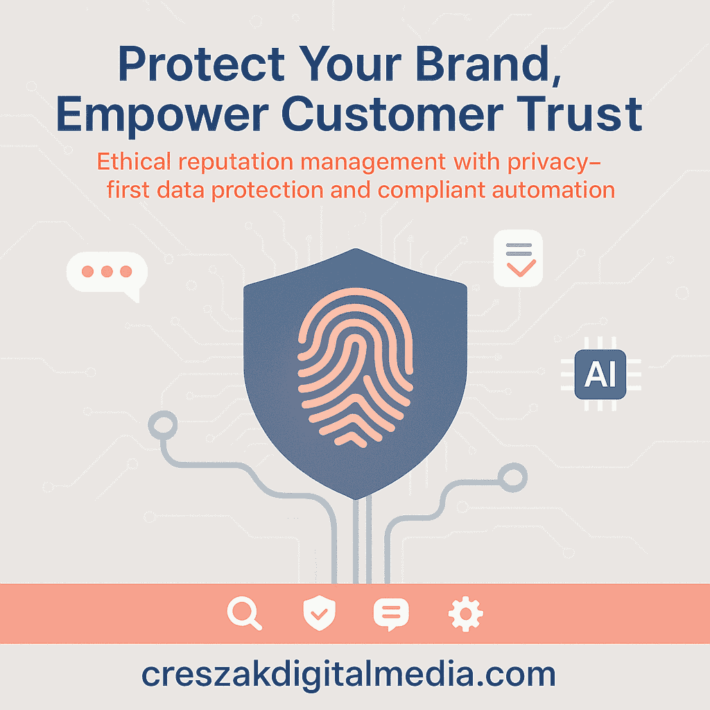 protecting your brand while honoring customer rights Protecting your brand while honoring customer rights with ethical Reputation Management Services by CresZak Digital Media