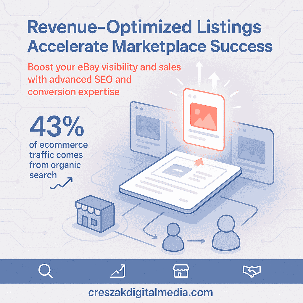 CresZak Digital Media transforming marketplace performance through revenue-focused Ebay Seo Services