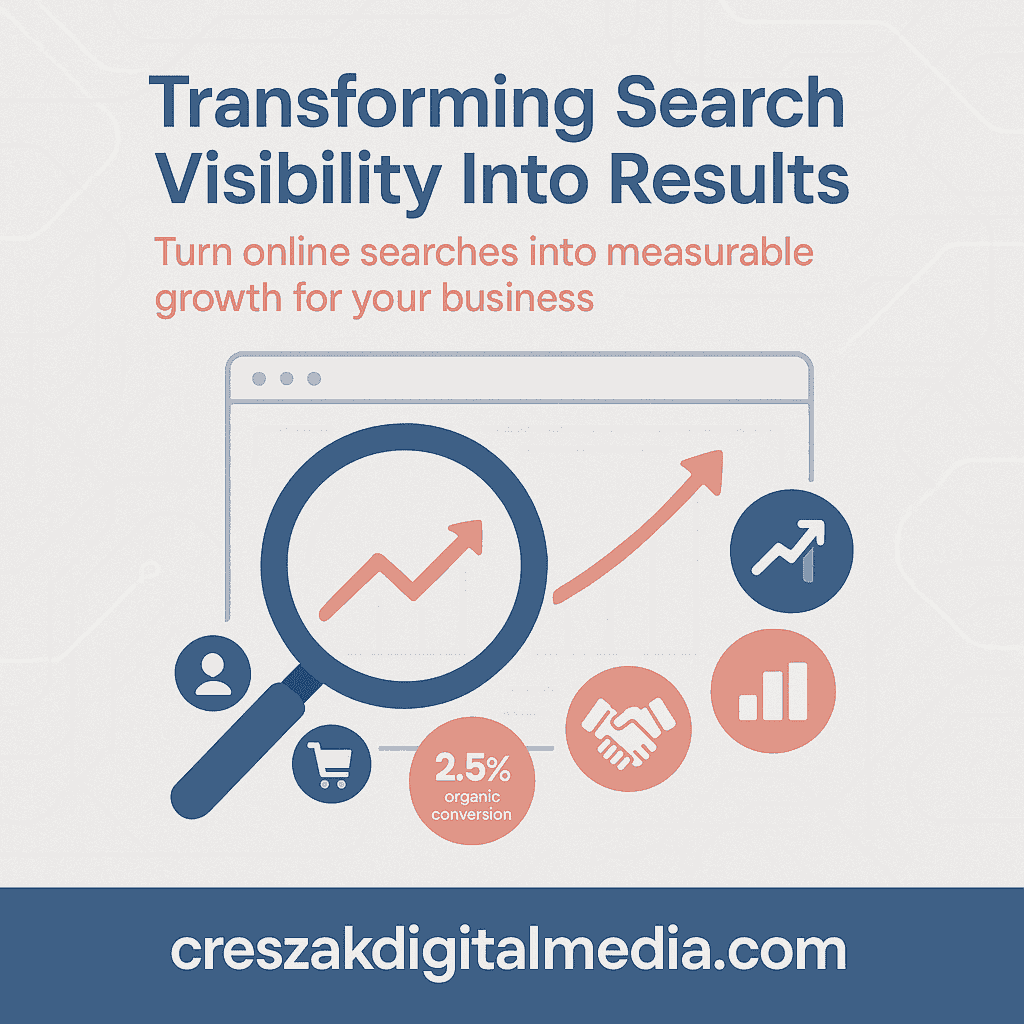 CresZak Digital Media turning search visibility into measurable results through Seo For Small Businesses strategies