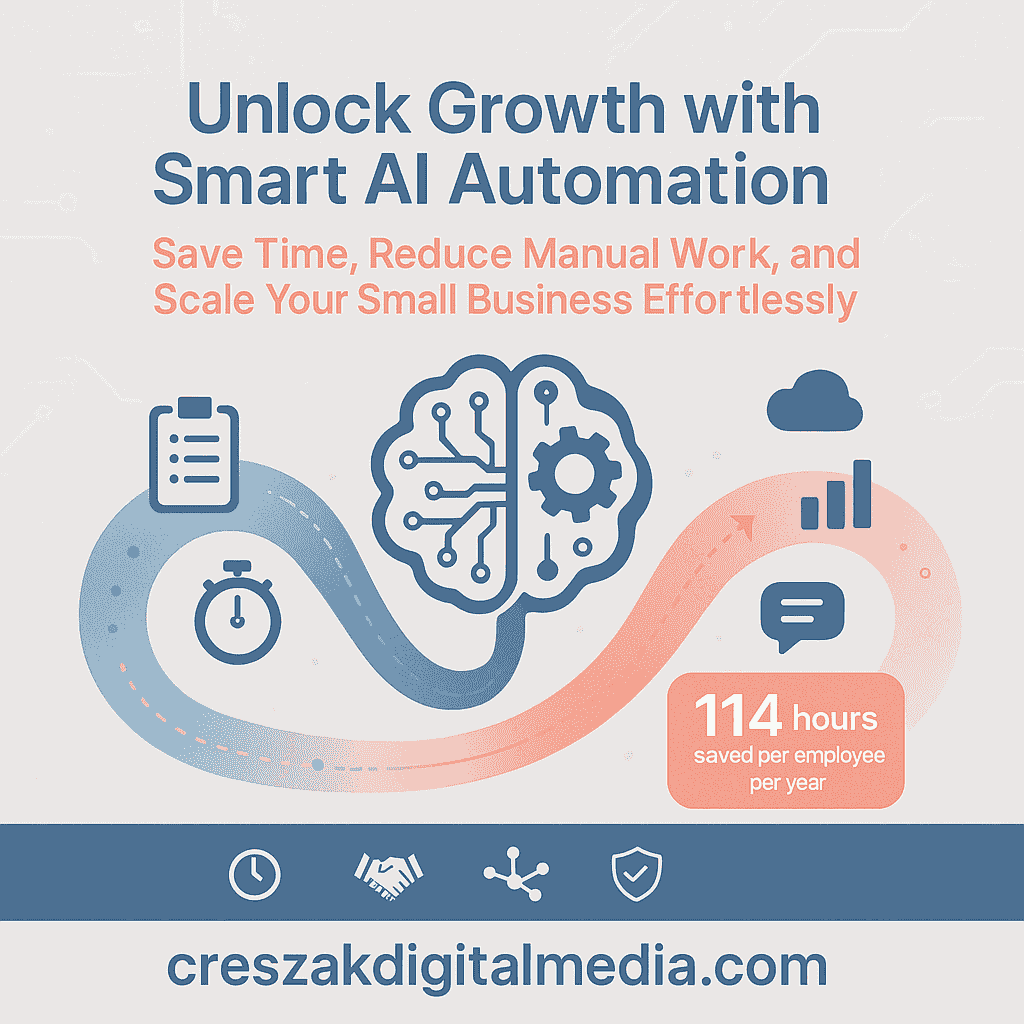 Understanding AI automation for small business growth with Ai Automation Services by CresZak Digital Media