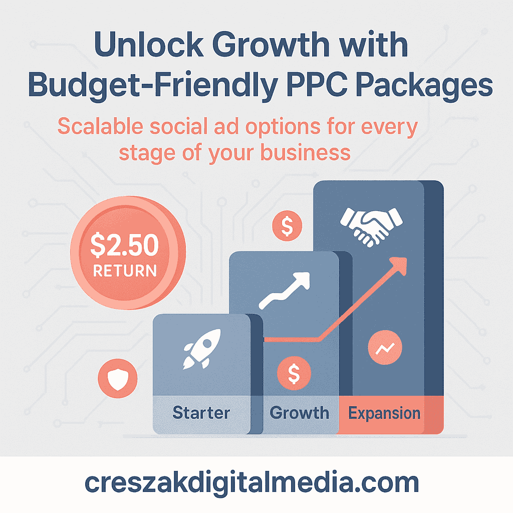 understanding budget-friendly ppc pricing and scalable ad packages Budget-friendly and scalable paid ad solutions explained through Social Media Ads Services by CresZak Digital Media